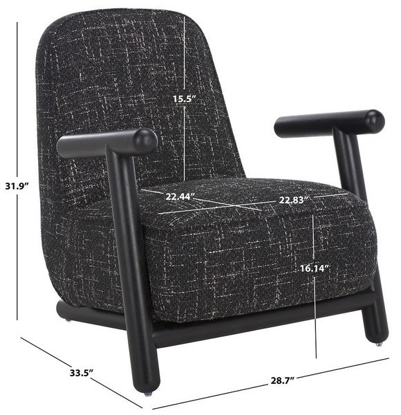 Sanza Accent Chair - Black