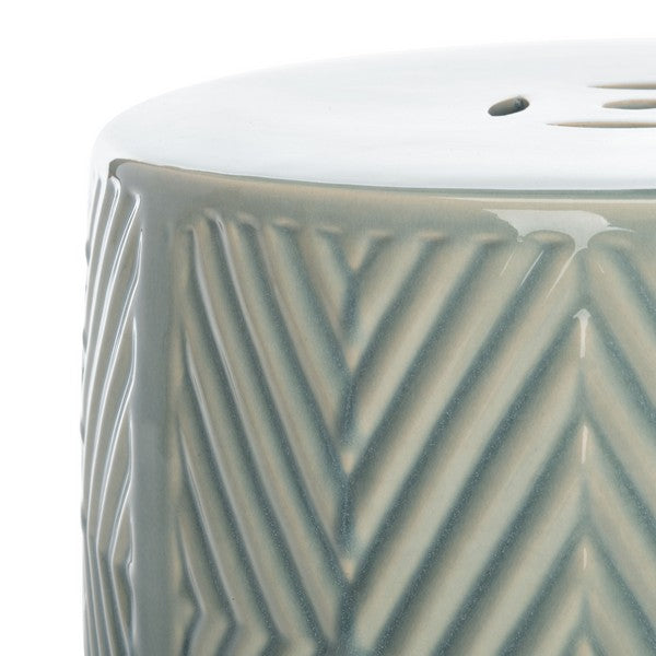 Eggi 18 in. Ceramic Accent Table