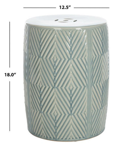 Eggi 18 in. Ceramic Accent Table