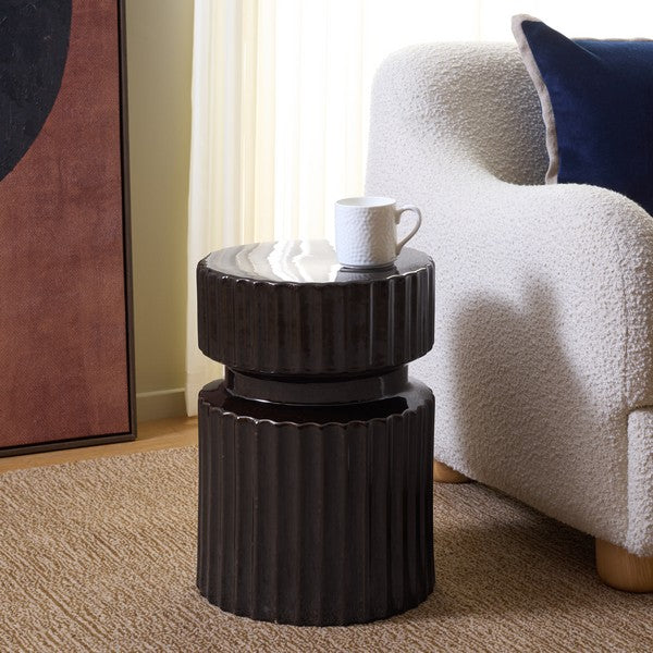 Ciserano 18 in. Ceramic Accent Table