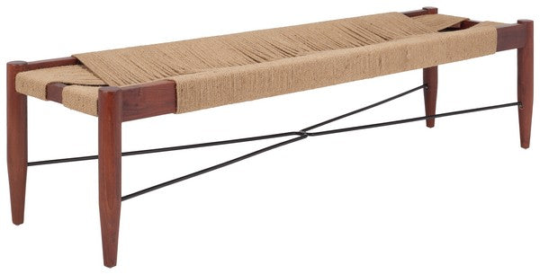 Dogana Woven Natural Jute Bench