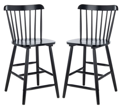 Osilo Rubberwood Counter Stool - Set of 2
