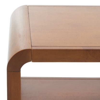Glorie 53 in. Rubberwood Console Table - Walnut