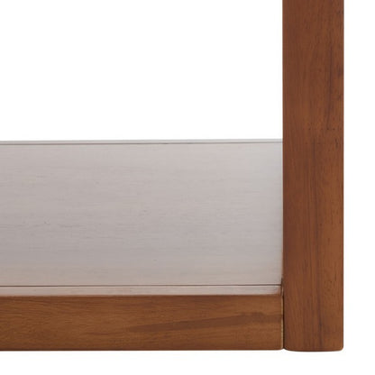 Glorie 53 in. Rubberwood Console Table - Walnut