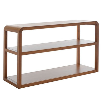 Glorie 53 in. Rubberwood Console Table - Walnut