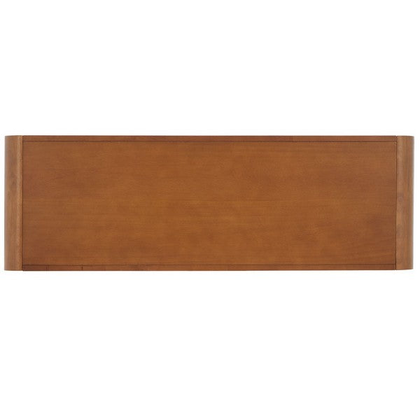 Glorie 53 in. Rubberwood Console Table - Walnut