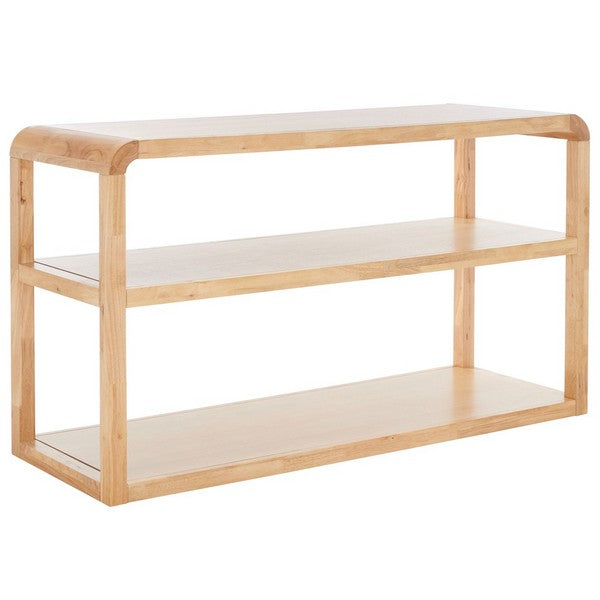 Tovena 53 in. Rubberwood Console Table