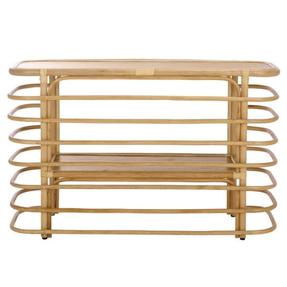 Trieste 47 in. Sea Hibiscus Wood Console Table