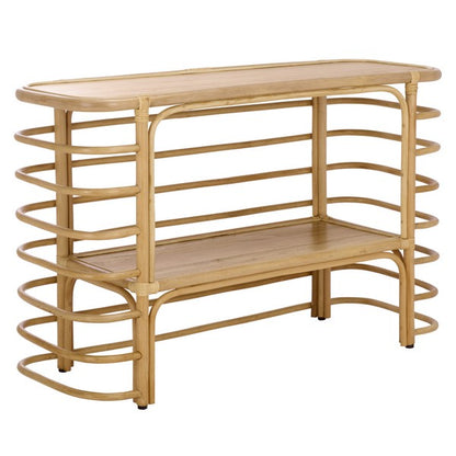 Trieste 47 in. Sea Hibiscus Wood Console Table