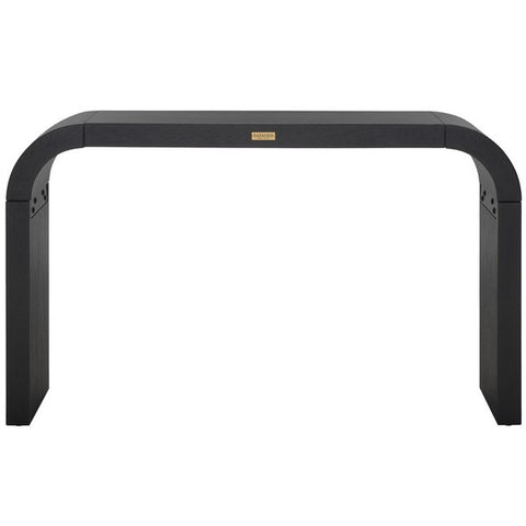 Hurste Curved 52 in. Console Table - Black