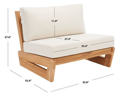 Antole Brazilian Teak Wood Outdoor Accent Chair