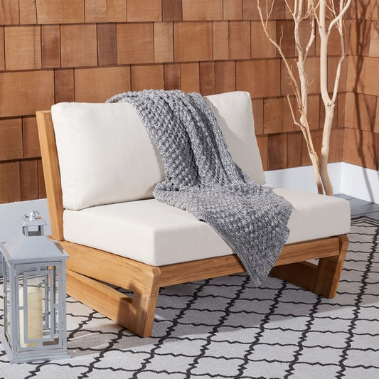 Antole Brazilian Teak Wood Outdoor Accent Chair
