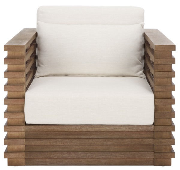 Bedollo Eucalyptus Wood Accent Chair