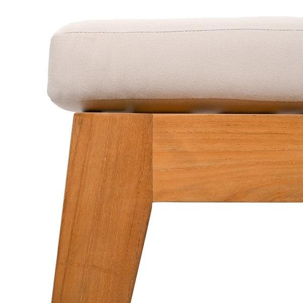 Grosio 79 in. Brazilian Teak Wood Chaise Lounge