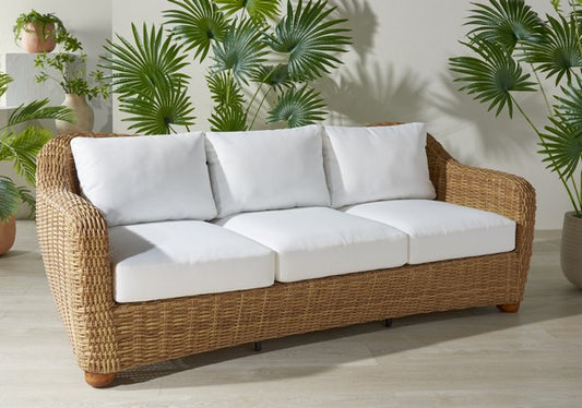 Adami 81 in. Wicker Outdoor Sofa