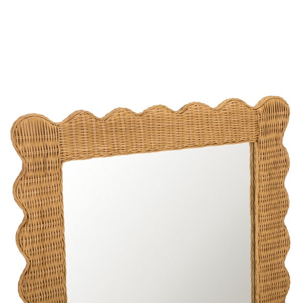 Morra 71 in. Rattan Mirror