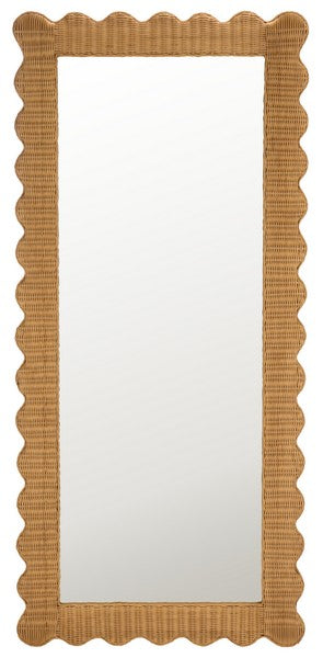 Morra 71 in. Rattan Mirror