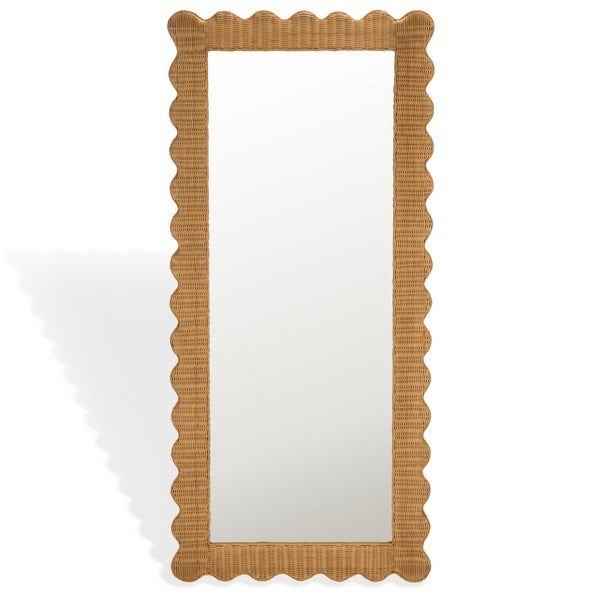 Morra 71 in. Rattan Mirror