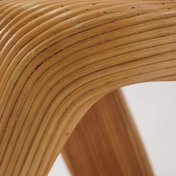 Radein 21 in. Rattan Accent Table