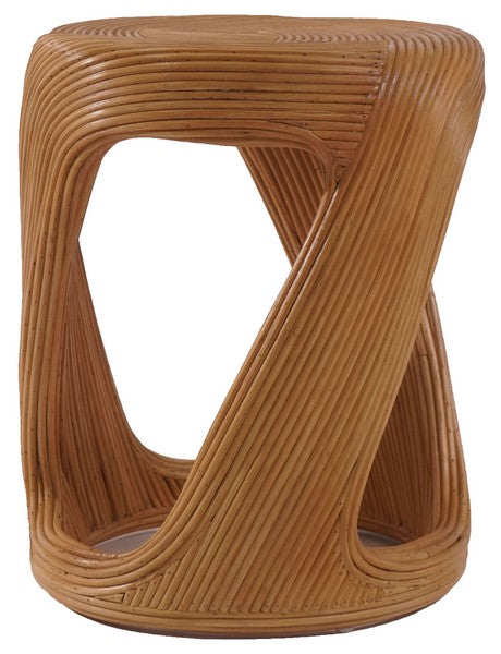 Radein 21 in. Rattan Accent Table