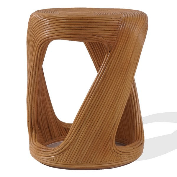 Radein 21 in. Rattan Accent Table