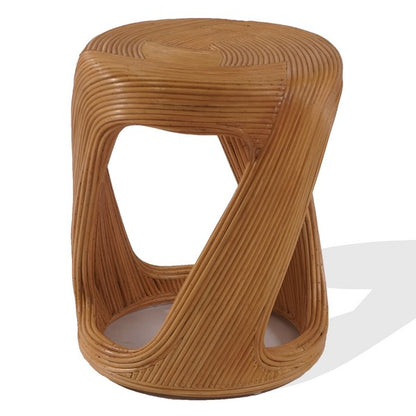 Radein 21 in. Rattan Accent Table