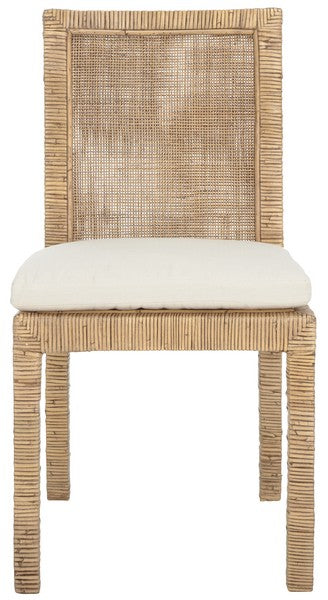 Basile Natural Rattan Dining Chair - Set of 2
