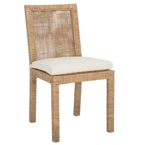 Basile Natural Rattan Dining Chair - Set of 2