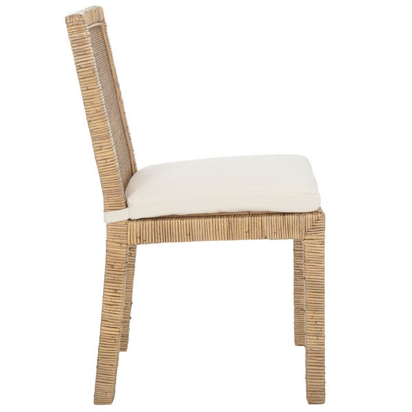 Basile Natural Rattan Dining Chair - Set of 2