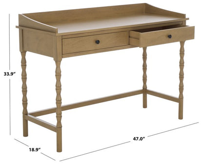 Vintebbio 47 in. Pine Wood Desk