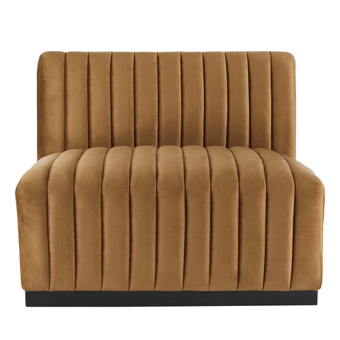 Soliera 119 in. Velvet Upholstered Sofa