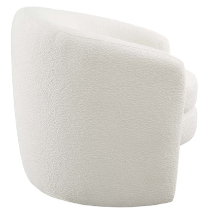Biserno Boucle Upholstered Accent Chair