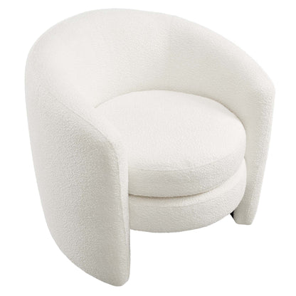 Biserno Boucle Upholstered Accent Chair