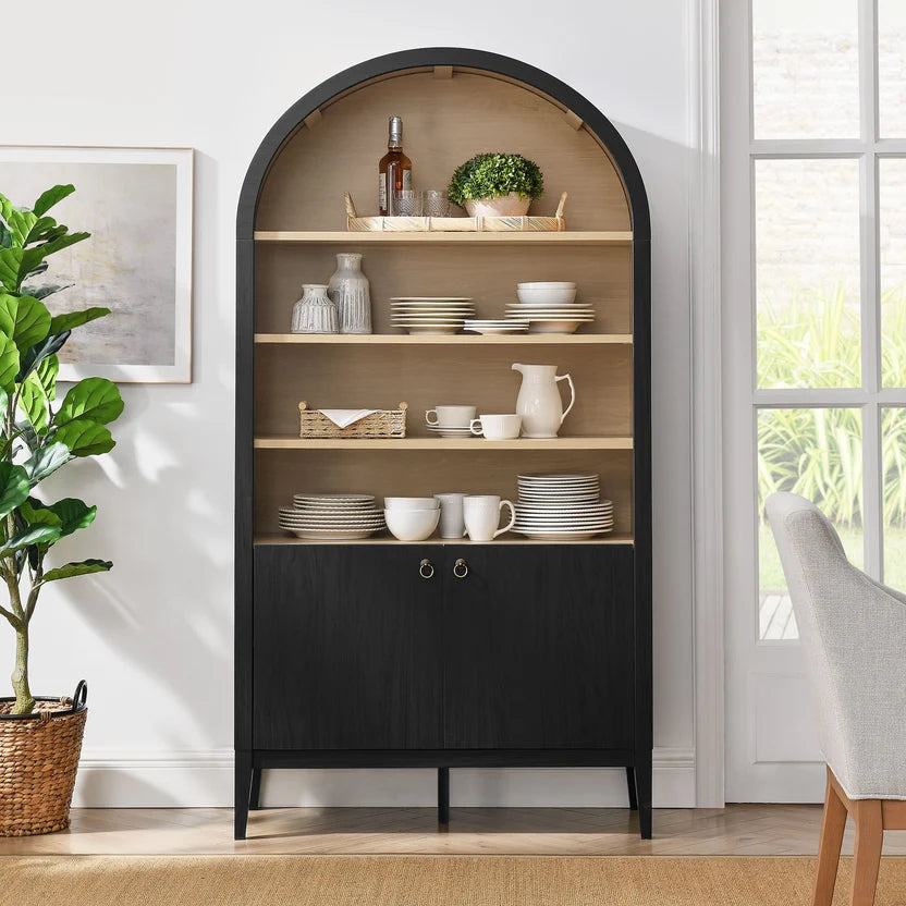 Lancusi 40 in. Arched Display Cabinet
