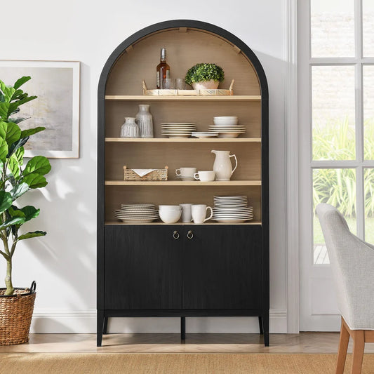 Lancusi 40 in. Arched Display Cabinet