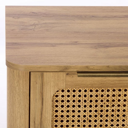 Pasquale 36 in. Rattan Compact Sideboard