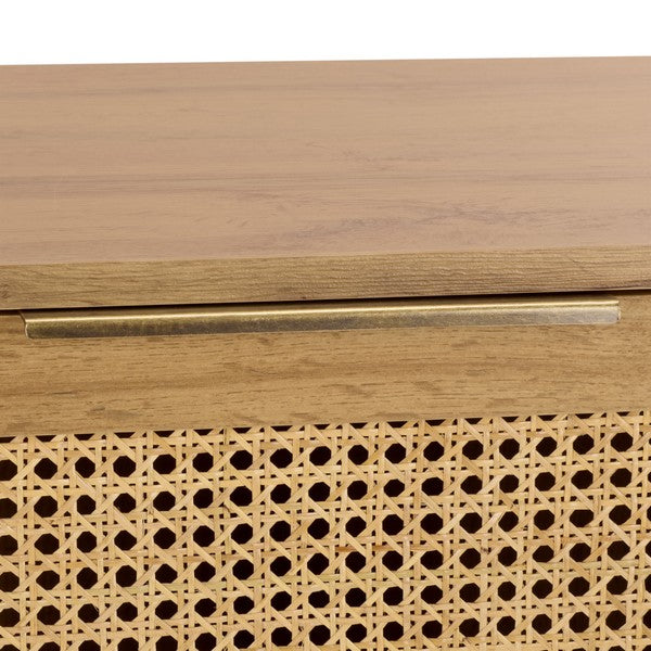 Pasquale 36 in. Rattan Compact Sideboard