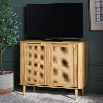 Pasquale 36 in. Rattan Compact Sideboard