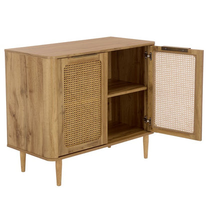 Pasquale 36 in. Rattan Compact Sideboard
