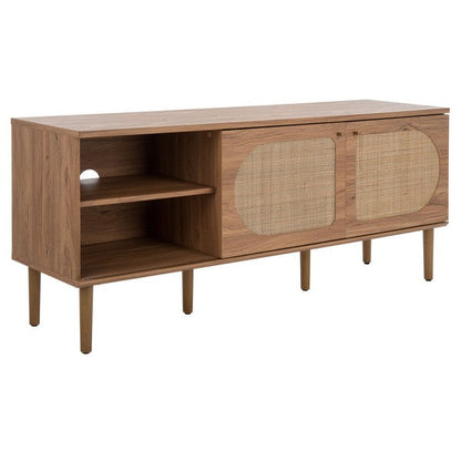 Monrupino 59 in. Rattan Media Stand