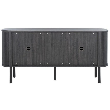 Moglio 63 in. Sideboard - Distressed Black