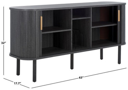 Moglio 63 in. Sideboard - Distressed Black