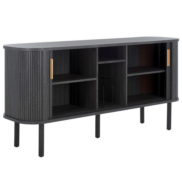 Moglio 63 in. Sideboard - Distressed Black