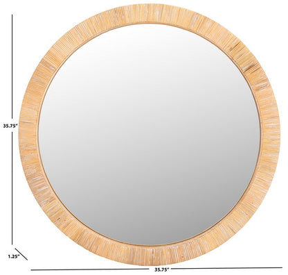 Palmense 36 in. Wooden Frame Mirror