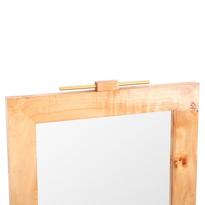 Apuana 36 in. Wood Frame Mirror