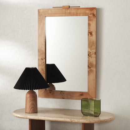 Apuana 36 in. Wood Frame Mirror