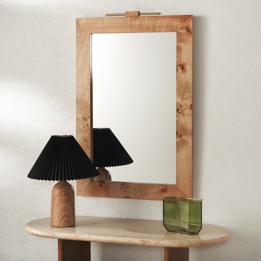 Apuana 36 in. Wood Frame Mirror