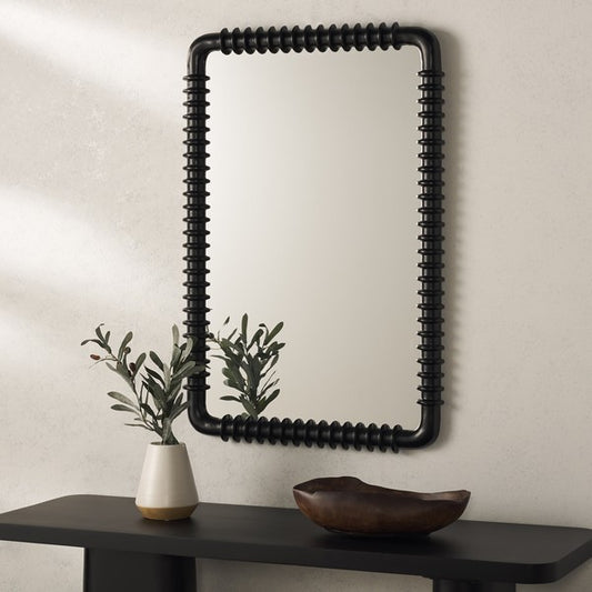 Soliera 36 in. Pinewood Frame Mirror