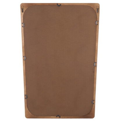 Sardegna 34 in. Rubber Wood Frame Mirror