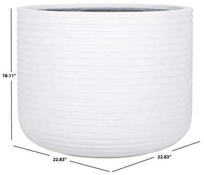 Tindari Large Planter Pot - White